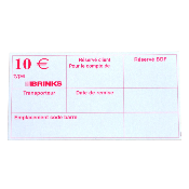 COIFFE POUR BILLET DE 10 €