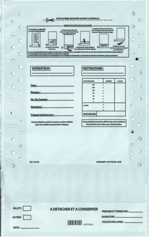 SAC BILLETS - 1000 BILLETS MAX 